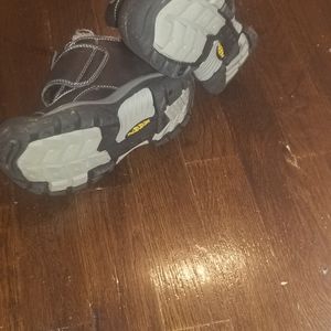 KEEN size 13 little boy black boots